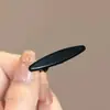 Presilha de cabelo pequena para franja para prender o cabelo na testa, presilha lateral, mini grampo de cabelo preto invisível, acessório de cabelo