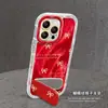 Soporte de Espejo con Lazo Adecuado para Funda de Teléfono Apple 17 Año Nuevo Mate80Promax Hilo de Plumas 16 Sensación de Alta Gama 15