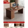 Mesa de computador de mesa, escrivaninha para quarto, escrivaninha para home office, design simples e moderno, escrivaninha fácil de montar com gavetas