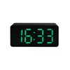 Reloj Despertador Espejo Alto Valor de Color RGB Pantalla de Hora Colorida Reloj Escritorio Estudiante Plástico Reloj Electrónico Inteligente