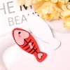 Adesivo de Desenho Animado Fofo Espinha de Peixe Coração de Menina Impressão Acrílica Patch DIY Acessórios de Cabelo Presilha Lateral Capa de Celular Flores para Sapatos Acessórios