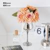 Sala de Transmisión en Vivo al por Mayor Taza de Vino para Cappuccino de Venta Caliente Flor Rosa Flor Artificial Flor Artificial Adornos Decorativos
