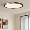 Lámpara de techo para sala de estar estilo vintage QINGYAO, ultrafina de 0.8 CM, luminaria principal de alta gama estilo Bauhaus para el pasillo, hecha de hierro