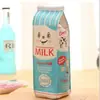 Estilo Coreano Criativo Fofo Estojo para Lápis para Alunos do Ensino Fundamental e Médio Pequeno Fresco Interesse Simulação Caixa de Leite Simples Estojo para Lápis Bolsa de Material Escolar