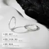 Anillo Simple de Plata de Ley S925 Incrustado con Diamantes para Mujer, Estilo Coreano Ins Versátil Anillo Abierto para Dedo Índice de Plata