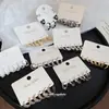 Set de Aretes Redondos de Circonita Estilo Coreano Ins, Casual y de Moda, Aretes Versátiles con un Toque de Lujo Ligero y de Alta Gama para Mujer