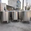 Tanque de Mezcla Calefactor Eléctrico de Acero Inoxidable 304 de una Sola Capa y Doble Capa Tanque de Almacenamiento de Líquidos de Mezcla Tanque de Mezcla de Alimentos Calefactor Eléctrico