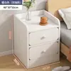 Mesa de Cabeceira Simples para Uso Doméstico, Armário de Armazenamento para Apartamento Pequeno, Prateleira de Cabeceira para Quarto, Gabinete Ultra-Estreito para Moradia Alugada
