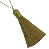 Borla Gruesa Grande de 8 cm Seda de Hielo Resistente a las Arrugas Borla Vertical Marcador de Libros Bolsita para Ropa Colgante Estilo Antiguo DIY Grueso 12