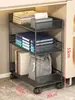 Suporte de arquivos sob a mesa, estação de trabalho, suporte para armazenamento de bolsa de computador, carrinho pequeno móvel sob a mesa do escritório