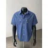 2026 Verano Diseño a Cuadros Marca de Moda Talla Grande Botones Holgada Camisa de Manga Corta para Hombre Cd6430 Ropa de Moda para Hombre