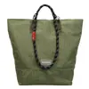 Corda de Escalada Estilo Japonês Bolsa de Nylon Impermeável para Exterior Unissex Grande Capacidade Bolsa de Trabalho Nova Bolsa de Balde Preta