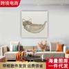 Pintura decorativa de gato lindo de AliExpress transfronteriza arte animal abstracto sala de estar caricatura dormitorio pared pintura núcleo 2480