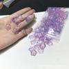 Série de Cores Petal Dupla Esmaltada Tcheca Mais Estrela Dourada Acessórios para Joias DIY Galáxia Material de Presilha Antiga
