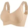Sujetador push-up sin costuras estilo europeo y americano, talla grande, reductor, soporte lateral, fino, deportivo, espalda bonita, nuevo estilo de verano para mujer