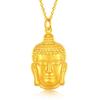 Collar de Oro Shuibei 999 Oro Puro Colgante Fu Collar Entrelazado 3D Oro Duro para Mujer Oro Puro Industria de la Belleza Estilo Caliente