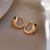 Pendientes de plata para mujer, estilo coreano, con explosiones en vivo, de alta gama y de lujo.
