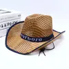 Sombrero Sombrero Vaquero Protector Solar para Exteriores Mezclilla Pesca Sombrero para Hombre Fresco para Mujer Ocio Viaje Sombrero de Paja de Verano