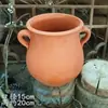 Novo vaso de flores secas estilo Zen chinês, vaso rústico de cerâmica para arranjos florais, decoração vintage para sala de estar, vaso de terracota estilo antigo para suculentas
