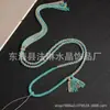 Collar con Cuerda de Nudo de Diamante Tejido a Mano diy Cuerda de Algodón de Xizang Lanyard para Cuello de Thangka Buda Portátil Estilo Chino