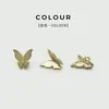 Exquisitos Botones de Mariposa Metálicos Tridimensionales para Camisas, Cárdigans y Abrigos de Mujer; Botones Decorativos; Botones Cosidos a Mano con Forma Única