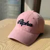 Nueva Gorra de Béisbol Versátil de Moda con Bordado de Letras para Mujer, Gorra de Pico Adelgazante para Hombre, Sombrero de Copa Suave de Ala Ancha para Circunferencia de Cabeza Grande