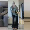 Jeans Acampanados Forrados de Polar para Mujer, Otoño e Invierno, Nuevos de Cintura Alta, Adelgazantes para Figura de Pera, Tallas Grandes, Pantalones Acampanados Elásticos