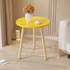 Mesa Redonda Pequeña, Mesa de Café Pequeña, Sala de Estar, Hogar, Apartamento Pequeño, Dormitorio, Mesa Pequeña, Mesa Lateral para Sofá, Mesa de Té Simple, Mini Balcón