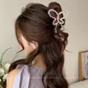 Atacado de acessórios de cabelo Dongdaemun Coreia: Grampos de cabelo da nuca da moda para mulheres, presilhas tubarão de alta qualidade e requintadas