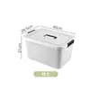 Caja de Almacenamiento de Plástico con Tapa Caja de Almacenamiento para Ropa Juguetes Organizador para Coche Gran Capacidad Caja de Almacenamiento Debajo de la Cama