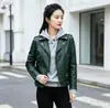 Fornecimento Transfronteiriço 2026 Jaquetas de Couro para Mulheres Comércio Exterior Atacado Jaquetas Biker Slim Fit Estilo Coreano para Mulheres Roupas de Exterior Plus Size para Mulheres