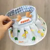 Chapéu de Proteção Solar Infantil, Chapéu Viseira de Sol de Verão, Chapéu de Proteção Solar Fino Respirável Super Fofo para Bebês, Meninos e Meninas Chapéu de Sol de Praia