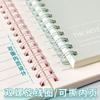 Cuaderno Espiral Engrosado A5 para Estudiantes de Secundaria y Preparatoria, Cuaderno A5 Rayado para Estudiantes Universitarios, Cuaderno de Extractos Estilo Ins con Alto Valor Estético