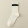 Meias de Lã Femininas para Outono e Inverno, Espessas e Quentes, Meias Antibacterianas 5A, Meias Femininas Casuais de Lã de Caxemira Retentoras de Calor, Comprimento Médio, Design de Malha Dupla