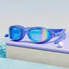 Nuevas gafas de natación para adultos, alta definición, impermeables, antivaho, gafas protectoras profesionales, unisex, adecuadas para entrenamiento de natación, venta al por mayor