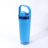 Copo de Café Transfronteiriço Aço Inoxidável 304 Isolado a Vácuo Portátil Copo Misturador com Alça para Esportes e Fitness Grande Capacidade Resfriador de Gelo