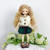 Abrigo para muñeca BJD de 6 puntos, vestido para muñeca de 30 cm, pantalón recto acampanado, vestido para muñeca fantasma.
