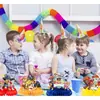 Decoración de Mesa de Panal de Paw Patrol de Dibujos Animados para Cumpleaños Infantil Adorno de Panal de Papel para Escritorio