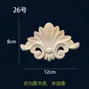 Tallado en Madera Dongyang Estilo Europeo Madera Maciza Pequeño Aplique Muebles Puerta de Gabinete Decoración Esquina de Pared de Fondo de TV Accesorios Decorativos de Tallado en Madera