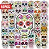 Abastecimiento Directo Transfronterizo 50 Hojas Día de Muertos Calavera Pintada Pegatinas Decorativas Creativas Pegatinas de Diario Personalizadas de Moda Impermeables
