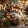 Decorações de Natal Esquilo Castanho Ouriço Transfronteiriças Enfeites para Árvore de Natal Acrílico Impresso Plano 2D
