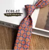 Gravata Impressa Estilo Retro Hong Kong 8cm Amarrada à Mão para Casamento Masculino, Apresentação, Uso Diário, Acessórios para Terno Formal
