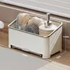 Estante Esponja Estante Almacenamiento Trapos Cocina Trapo Paño Plato Lavaplatos Cesta Multi-Funcional Suministros Organización Estante Almacenamiento