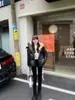 Chamarra Corta de Plumas Putian Parana Mengjia para Mujer Estilo Pareja Chaqueta Acolchada Abrigo Plumón de Pato Blanco