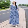 Vestido casual de manga corta holgado para mujer, disimula las imperfecciones del cuerpo, estiliza la figura, tiene un tacto de alta gama, elegante, adecuado para madres, hecho de seda de algodón