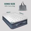 Cama Inflable Automática Premium Tamaño King Size Cama Doble con Bomba Eléctrica Integrada y Bolsa de Almacenamiento