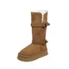 Botas de nieve grises cortas para mujer, nuevo modelo de invierno 2026, suela gruesa, que aumenta la altura, forradas de felpa, engrosadas, de caña larga, zapatos cálidos de algodón para nieve