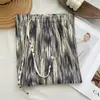 Pantalones de pierna ancha con teñido de tinta de verano finos para mujer, corte recto y estilizado, cintura alta, estrechos, de seda helada, casuales para caminar