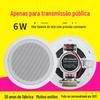 Alto-falante de teto 6W transmissão pública dedicada teto música de fundo alto-falante de teto pressão constante alto-falante de teto
