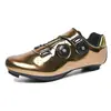 Zapatillas de Ciclismo Nuevas Suela de Nylon Zapatillas de Ciclismo de Carretera Zapatillas con Cierre de Ciclismo Zapatillas con Cierre de Espejo Zapatillas de Ciclismo